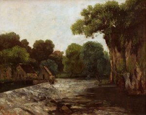 The Mill Dam by Gustave Courbet